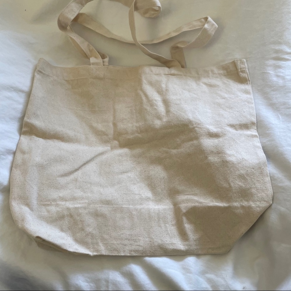C Initial Monogram Canvas Tote Bag - image 3